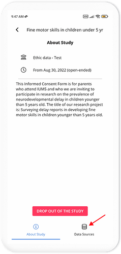 The About Study Page
