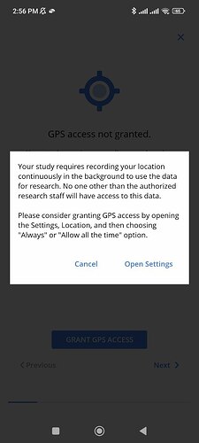 Open Settings