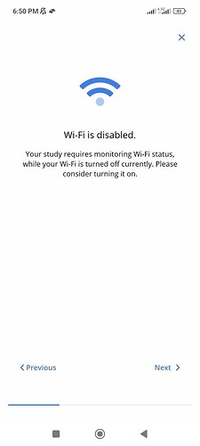 Wi-Fi is disabled