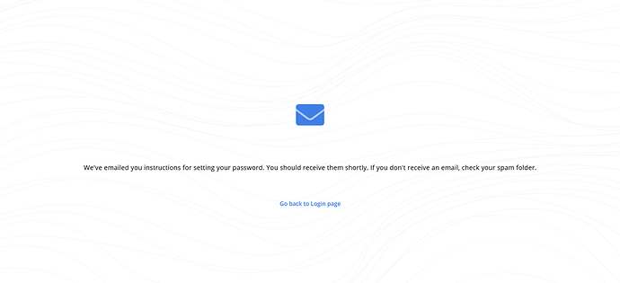 Request to reset your password