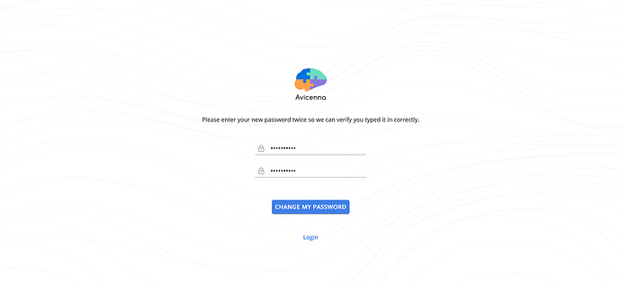Enter your new password