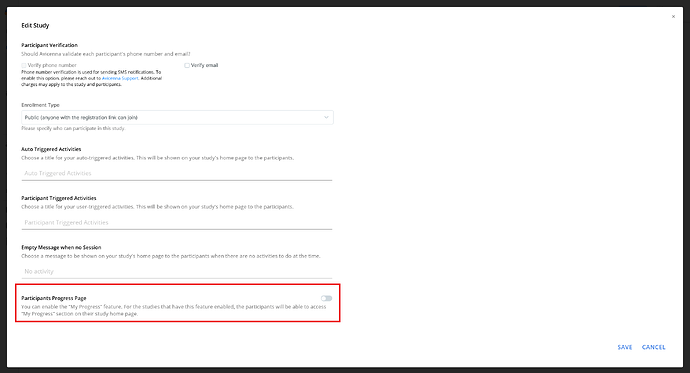 The Edit button on the Basics's page.