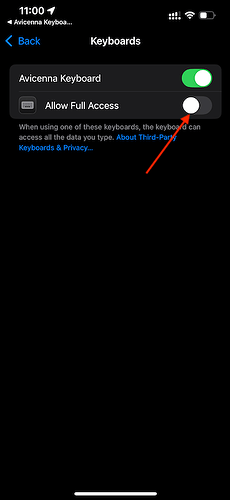 Allow Full Access