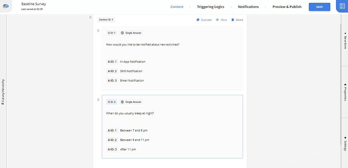 customize-survey-notifications-based-on-participants-preferences-baseline-survey-all-questions