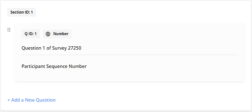 Participant Counter Survey