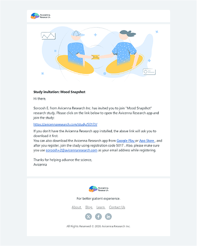 Study Invitation Template