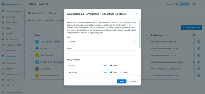 Adjust the Permissions