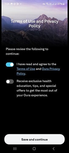 Terms of use and privacy policy