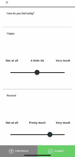 Simulating a Matrix Layout with VAS in Section Mode