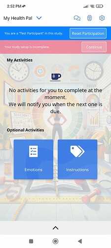 User Triggering Logic Presentation in the App
