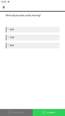 Submit your answers to complete the surveys