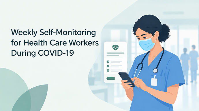 Weekly Self-Monitoring for Healthcare Workers