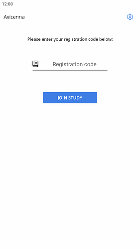 Enter the registration code