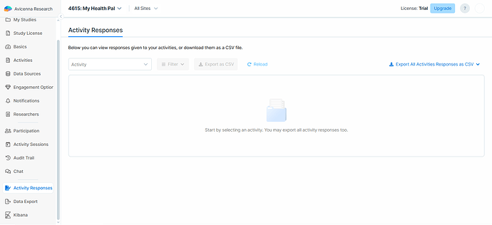Export All Activities Responses as CSV