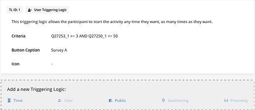 High-Value Group Triggering Logic