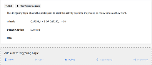 Remaining Participants Group Triggering Logic